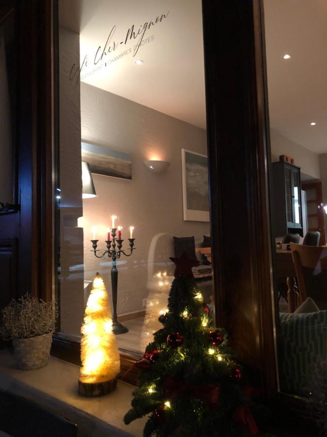 Cafe Cher-Mignon Et Chambres D'Hotes Chermignon-d'en Haut Buitenkant foto